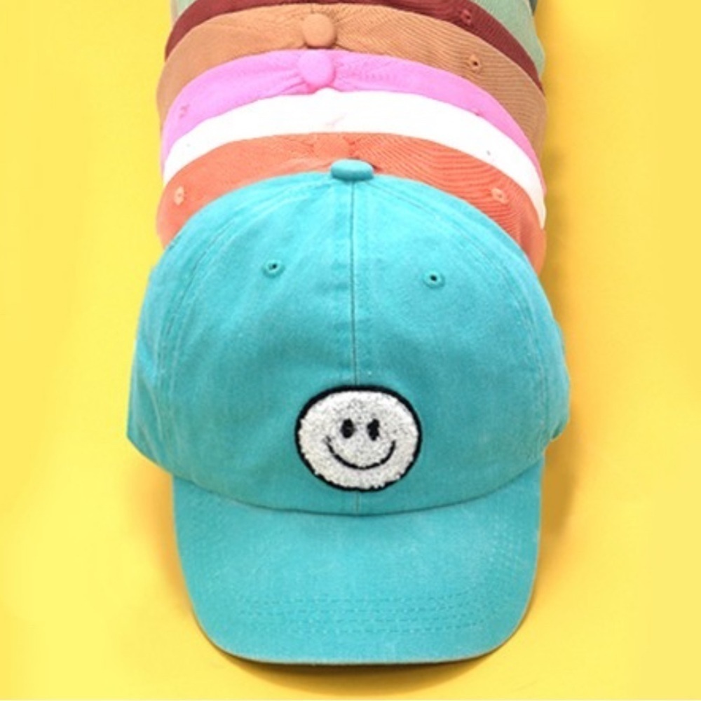 Colorful Smiley Face Caps - Picture 2 of 6